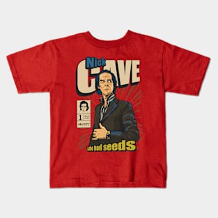 Nick Cave Vintage Comic Cover Art Kids T-Shirt